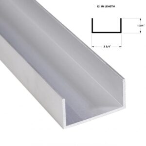 EQUINOX INSERT CHANNEL 3 3/4 X 1 3/4 - 12' (MILL FINISH) (BEAM TO POST)